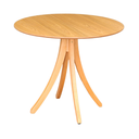 Ver imagem 1 de Mesa Redonda de Madeira 90cm Freijó - Eco