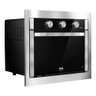 Forno Elétrico de Embutir EOS 47L Porta de Vidro e Inox EFE47EI 220V - 2