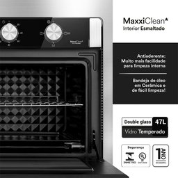 Forno Elétrico de Embutir EOS 47L Porta de Vidro e Inox EFE47EI 220V - 5