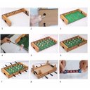 Ver imagem 5 de MESA DE PEBOLIM INFANTIL FUTEBOL TOTO GRANDE MADEIRA CRIANÇA PORTATIL DESMONTAVEL PEZINHO MESA E