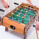 Ver imagem 6 de MESA DE PEBOLIM INFANTIL FUTEBOL TOTO GRANDE MADEIRA CRIANÇA PORTATIL DESMONTAVEL PEZINHO MESA E