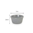 Ver imagem 5 de 5 Ramekins Molho 90ml Cinza Stone 100% Melamina Gourmet Mix