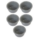 Ver imagem 1 de 5 Ramekins Molho 90ml Cinza Stone 100% Melamina Gourmet Mix