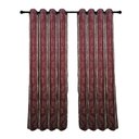 Ver imagem 1 de Cortina Tecido Jacquard Medalhão 3,00x2,50 Vermelho Escuro