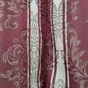 Ver imagem 3 de Cortina Tecido Jacquard Medalhão 3,00x2,50 Vermelho Escuro