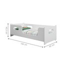 Ver imagem 2 de Cama Montessoriana Solteiro Estrutura MDF MDP Branco Gabrielli Móveis