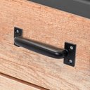 Ver imagem 5 de Puxador Alça Preto Acetinado 12 cm 10 Peças