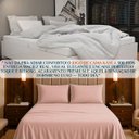 Ver imagem 4 de Conjunto Cama Casal Queen Size Kayla 04 Pç Bordado 300 Fios:Rosa