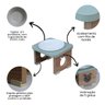 Comedouro Elevado Cachorro Pet Mdf Colors Verde - 4