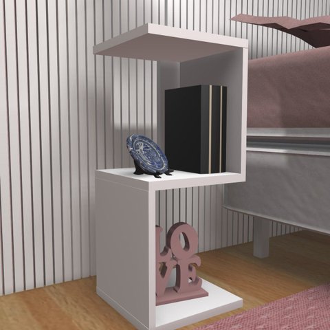 Cabeceira de Cama Sofisticado 60x25x25 Branco