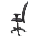 Ver imagem 6 de Cadeira Escritório Presidente Ergonômica Preta Nr17 Office Regulável Rodízios Confortável Costura