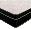 Ver imagem 4 de Cama Box Casal 138 Suede Bege com Colchão Paris Molas Ensacadas Preto 66x138x188