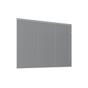 Ver imagem 2 de Persiana Horizontal Alumínio Kit 02 1,10 X 1,30 (2,20x1,30) Cores:cinza