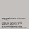 Argamassa Piscina Aut. Impermeável Cor Platina 1kg - 2