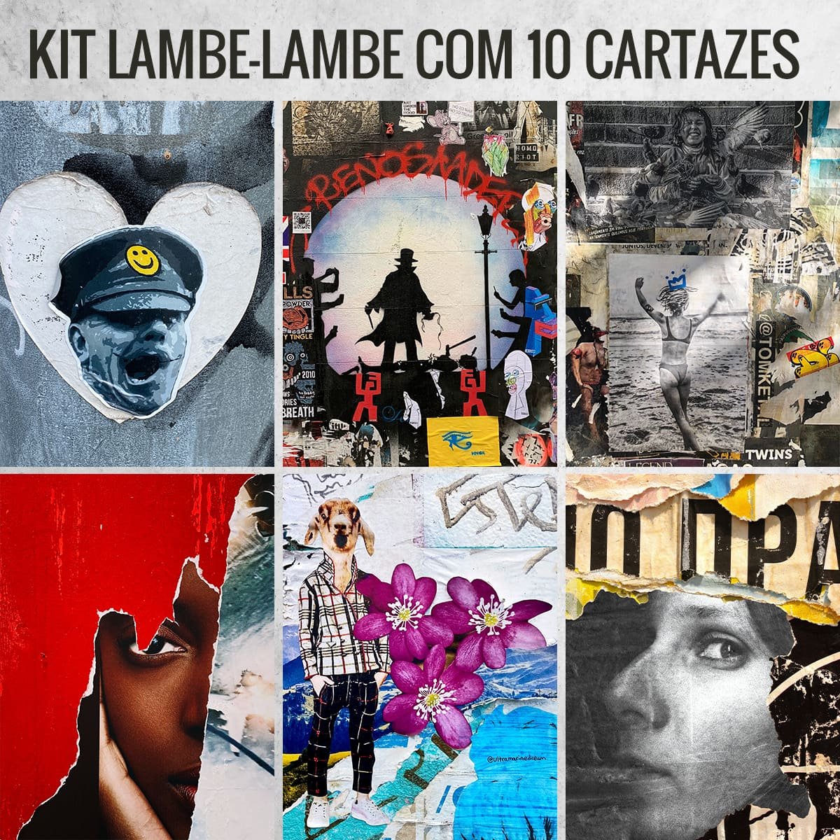 Kit de Lambe-Lambe adesivo - Street 2 - 3