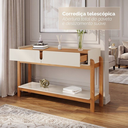Ver imagem 4 de Aparador Lizz Off White com Cedro - Móveis Casa D