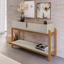 Ver imagem 2 de Aparador Lizz Off White com Cedro - Móveis Casa D