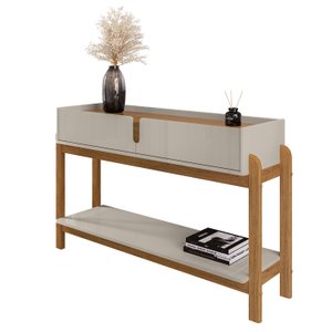 Aparador Lizz Off White com Cedro - Móveis Casa D