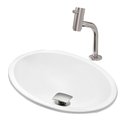 Ver imagem 1 de Cuba Pia Sophia com Torneira Bica Curta Valvula Click Inox Branco