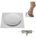 Ver imagem 1 de Ralo Inteligente Click 10 X 10 Inox para Piso Banheiro