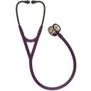 Ver imagem 1 de Estetoscópio 3m Littmann Cardiology Iv 6239 Roxo com Rainbow Alto Polimento e Conector Violeta