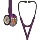Ver imagem 2 de Estetoscópio 3m Littmann Cardiology Iv 6239 Roxo com Rainbow Alto Polimento e Conector Violeta