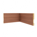 Ver imagem 1 de Rodapé MDF 7cm Liso sem Friso Madeira Laminado Sala Quarto Cozinha Parede Moderna Prático e Sofistic
