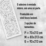 Adesivo de Porta - Relevo Floral 1 - 3