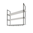 Ver imagem 2 de Prateleira Decorativa Londres 120 Cm Preto e Branco