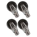 Ver imagem 1 de Lâmpada Led Fumê Kit 4 Unidades 30w Iluminação Branco Quente Decorativa Vintage Retrô Bivolt
