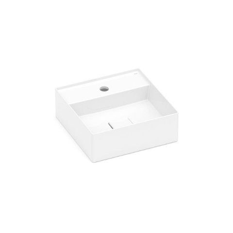 Terra Branco Cuba de Apoio C/ Mesa 40x40x12 Cm - Roca Louça Roca Louças