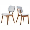 Ver imagem 1 de Kit 2 Cadeiras para Mesa de Jantar Madeira Maciça - Zara - Requinte Salas