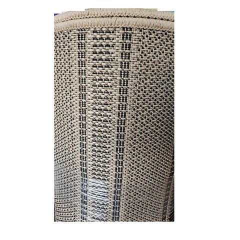 Passadeira Tapete Econature 66x100 Cm Riscas Cinza Js 77 sob Medida