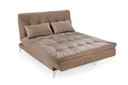 Ver imagem 3 de Sofá Cama Versátil Pés de Alumínio Espuma D33 Chocolate 377 Império Estofados