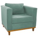 Ver imagem 1 de Poltrona Decorativa Europa Linho - ADJ Decor P1/EUROPA/L1
