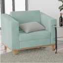 Ver imagem 2 de Poltrona Decorativa Europa Linho - ADJ Decor P1/EUROPA/L1