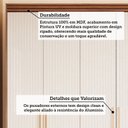 Ver imagem 5 de Guarda-Roupa Solteiro 4 Portas com Pés 159cm 100% MDF Lumiar Espresso Móveis Bege/Cinamomo/Grafiatto