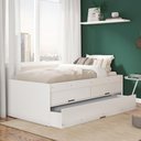 Ver imagem 1 de Bicama De Solteiro 2 Gavetas Branco Bari Gabrielli