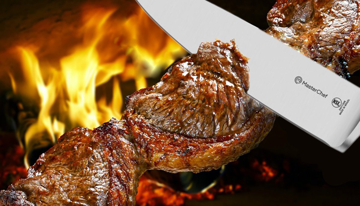 Kit 5 Facas do Chef 10 MasterChef Profissional Line Forjada ...