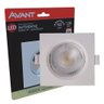 Kit 47 Spot Led Embutir Gesso 12w 4000k Quadrado Bco Neutro - 2