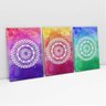 Quadro Decorativo Mandalas Coloridas 3 Telas - 2
