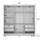 Ver imagem 4 de Closet Diamante em Mdp 8 Gavetas e 14 Prateleiras Clic Móveis