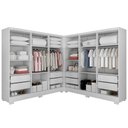 Ver imagem 3 de Closet Diamante em Mdp 8 Gavetas e 14 Prateleiras Clic Móveis