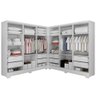 Closet Diamante em Mdp 8 Gavetas e 14 Prateleiras Clic Móveis - 3