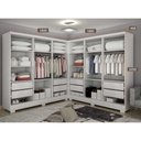 Ver imagem 5 de Closet Diamante em Mdp 8 Gavetas e 14 Prateleiras Clic Móveis