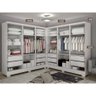 Closet Diamante em Mdp 8 Gavetas e 14 Prateleiras Clic Móveis - 5