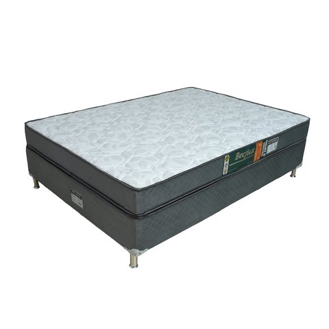 Conjunto Box Completo Viúva Becflex Titan Diamond 1,28 X 1,88 X 0,50 (cama Box + Colchão)
