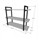 Ver imagem 3 de Estante cantinho do café prateleira industrial prateleira industrial Prateleira industrial suspensa 