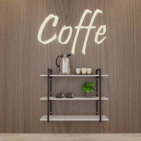 Estante cantinho do café prateleira industrial prateleira industrial Prateleira industrial suspensa 
