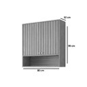 Ver imagem 6 de Módulo Cozinha Mgm Divina 5 Peças C5p180 Cinamomo/titanium-mgm